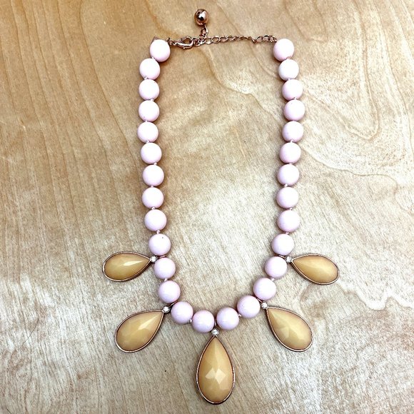 kate spade Jewelry - Kate Spade New York Colored Stone Beaded Statement Necklace NWOT